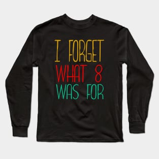 Vintage Violent Femmes I forget what 8 was for Long Sleeve T-Shirt